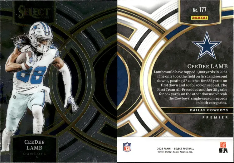 Cee Dee Lamb Lot of 20  Football Cards Dallas Cowboys  NFL-CC37