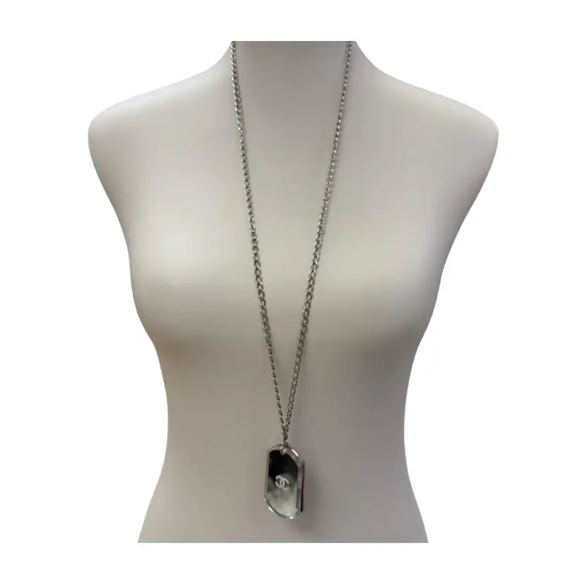 Chanel Mirror CC Dog Tags