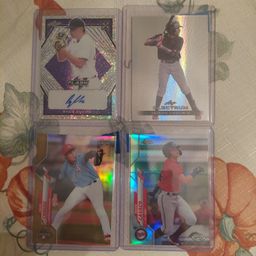 Lot of 52 Baseball minor league / college cards. 1 auto, 3 #'d, +. Letter C.