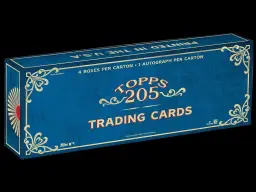 11/01/25: 2025 Topps T205 Baseball (3) Cartons -- Team Random -- New Team Each Carton