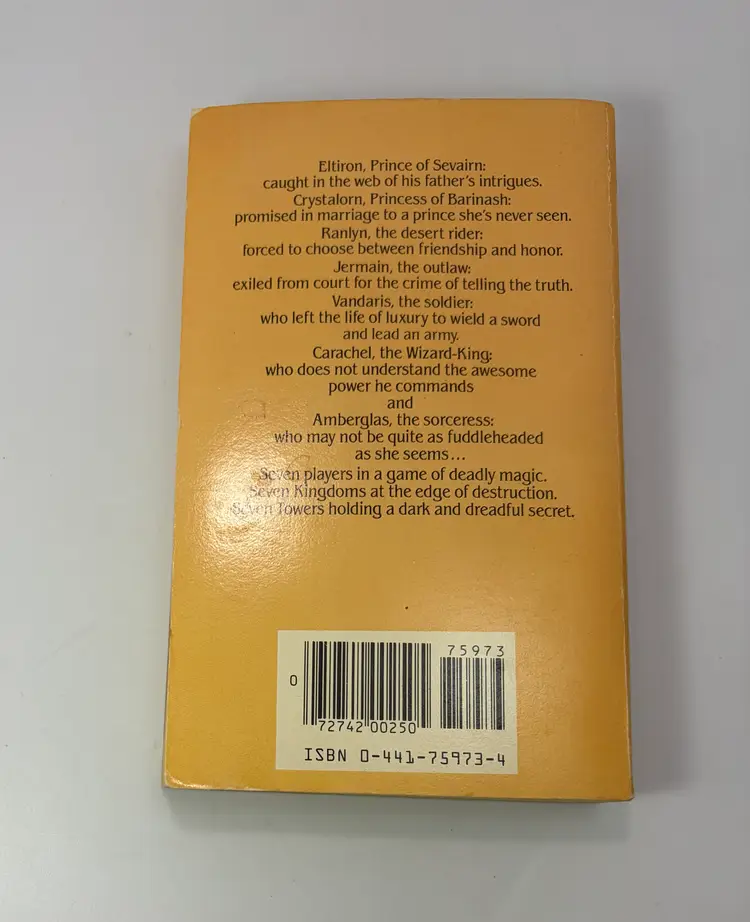 Vintage 'The Seven Towers' Patricia Wrede Paperback Ace Books 1984