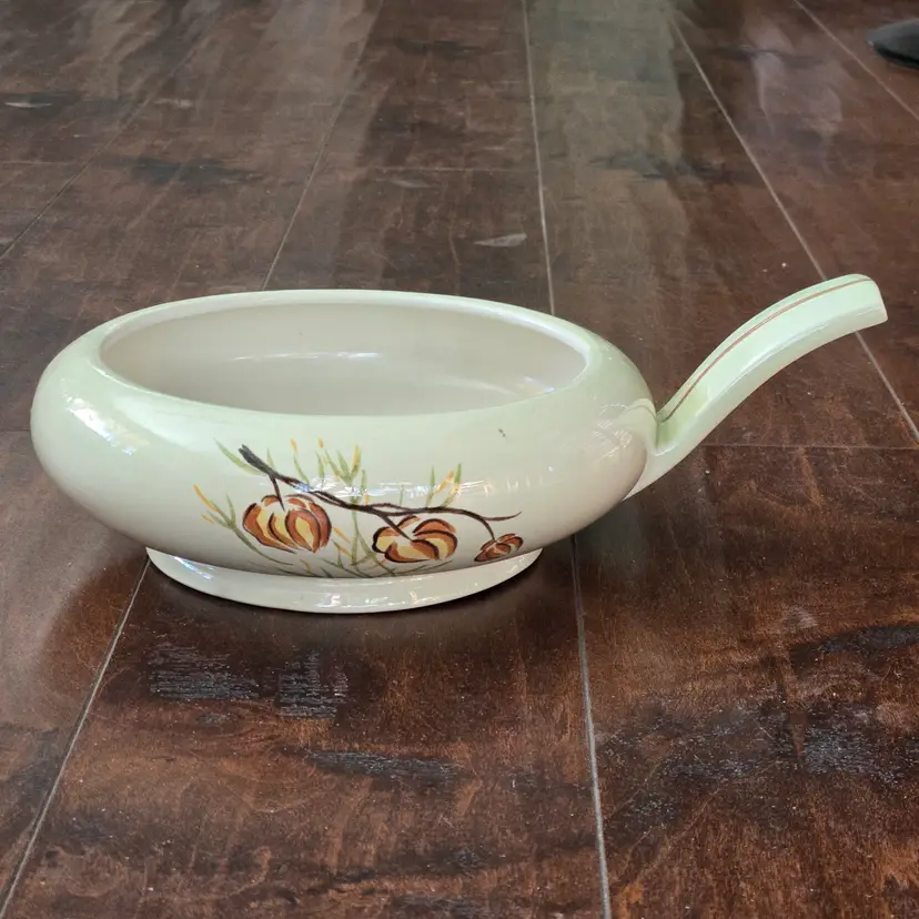 Red Wing Pottery Casserole Dish Lanterns Pattern Mid Century Modern NO LID INCLUDED Vintage