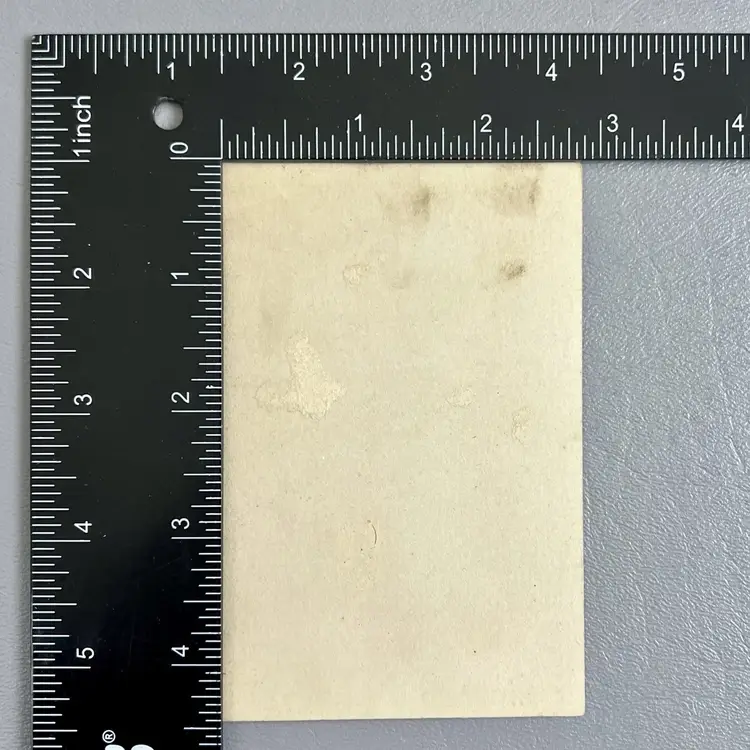 Victorian Trade Card Illustrated Man Sat On Wet Paint  On Trousers Top Hat