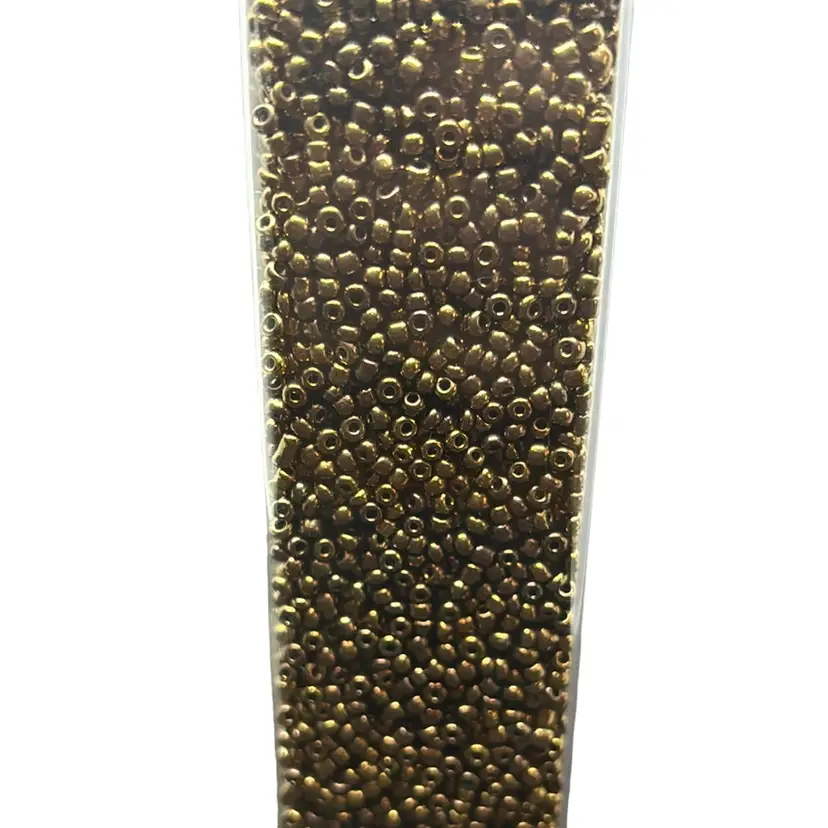 Antique Brass Bead Treasures 12/0 Glass Seed Beads