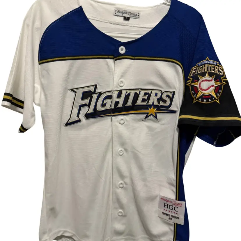 $125 Headgear Classics Hokkaido Nippon-Ham Fighters jersey Shohei Ohtani Small