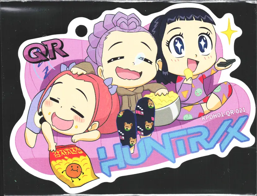 Mira Rumi Zoey Chibi Couch Charm Keychain Card Kayou KPop Demon Hunters QR-021