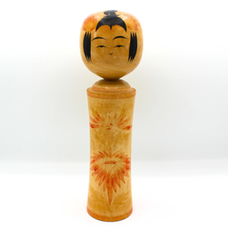 Vintage Japanese Kokeshi Doll 12” Handcrafted Wood Figurine Signed Hand Painted