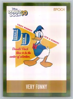 Donald Duck 2024 EPOCH Disney Donald Duck 90th Premium 24P Gold Foil 47/275