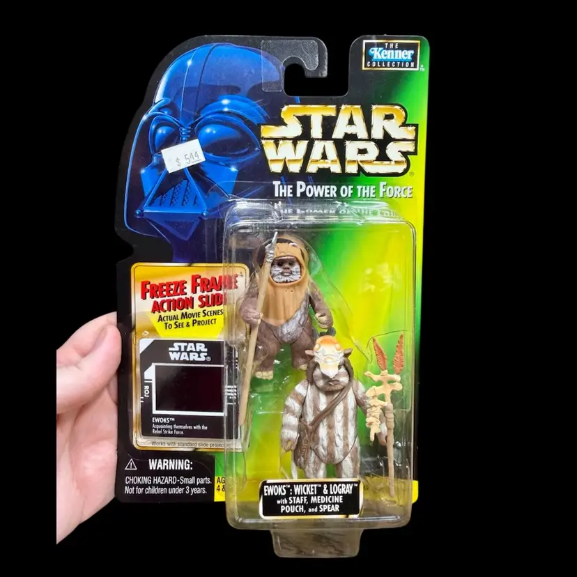 '97 NOS Hasbro STAR WARS Power of the Force EWOKS Figures Kenner Collection