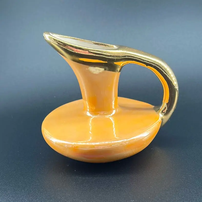 Red Wing Pottery Asymmetrical High Handle Vase