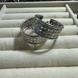 Sterling Weave Earrings