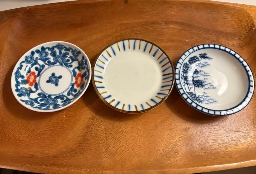 Variety Of Three Small Asian Bowls