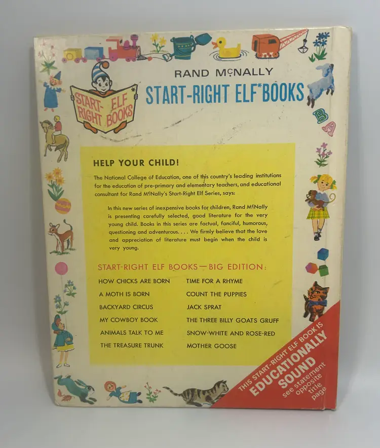 Vintage 'Count the Puppies' Children's Book Carolyn Dee Start-Right Elf Book 1966