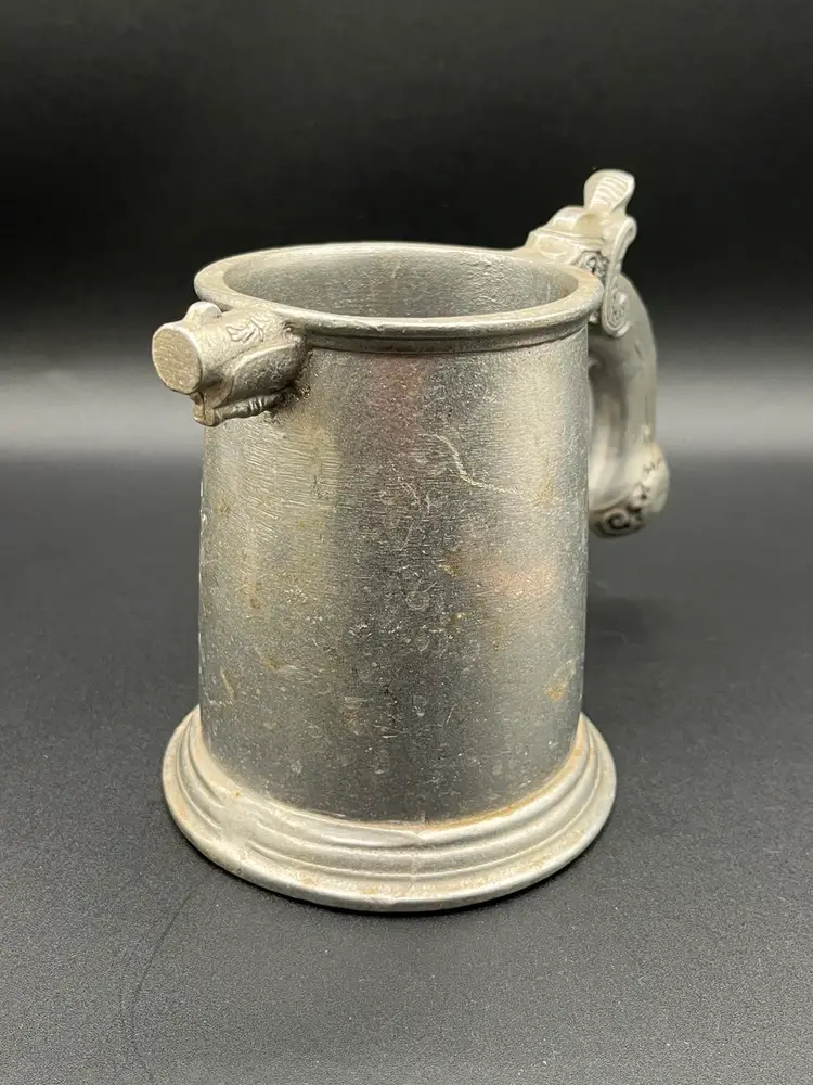 Wilton RWP Flintlock Pistol Pewter Tankard Mug 5.5”