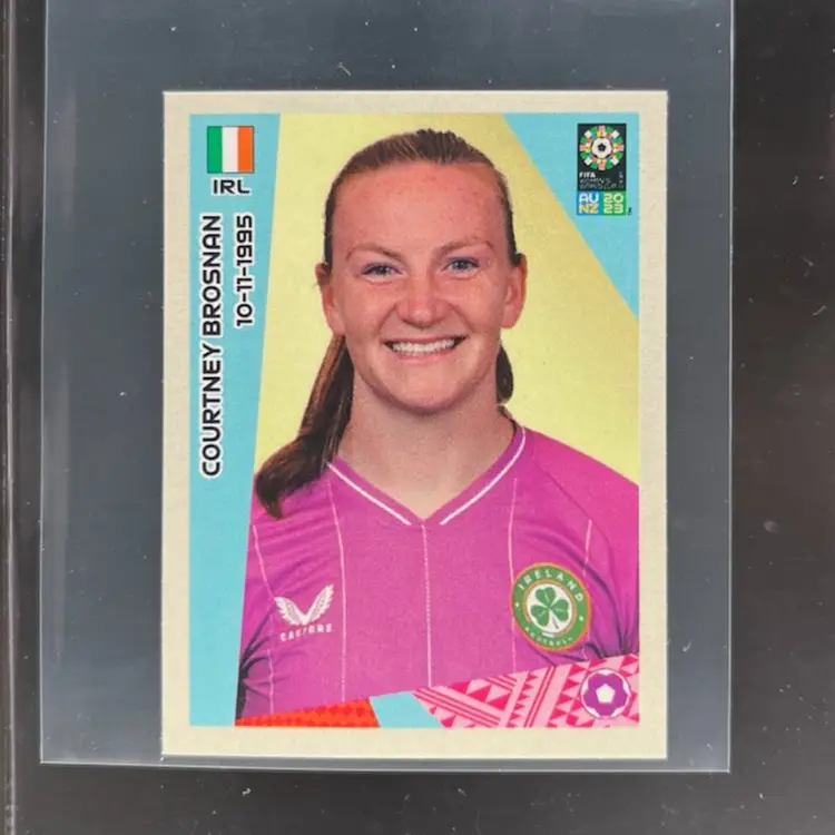 Courtney Brosnan 2023 Panini Women’s World Cup Sticker Ireland Soccer Card