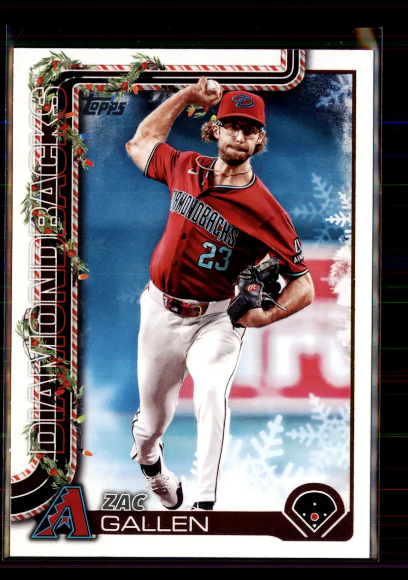 Zac Gallen 2025 Topps Walmart Holiday #H131 - (135) - Arizona Diamondbacks