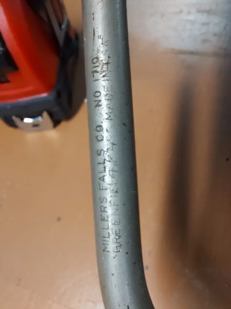 Millers Falls Ratcheting Brace