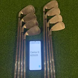 Ping Anser Forged Iron Set 3 -PW Black Dot Project X 6.0 Stiff Flex RH