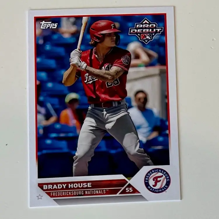 Brady House Pro Debut Washington Nationals