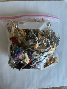 4lbs Jewelry Craft/wearable Lot As Is