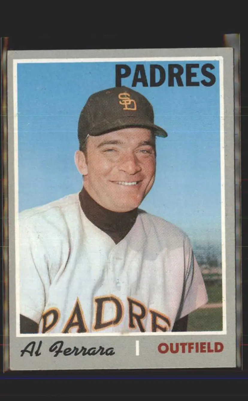 Al Ferrara 1970 Topps #345 - () - San Diego Padres