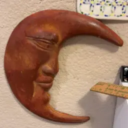 Red Clay Moon Hanging