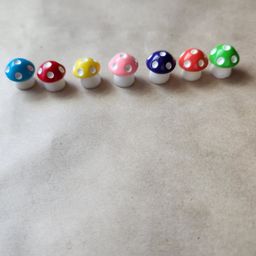 Mushrooms Miniatures-set of 7