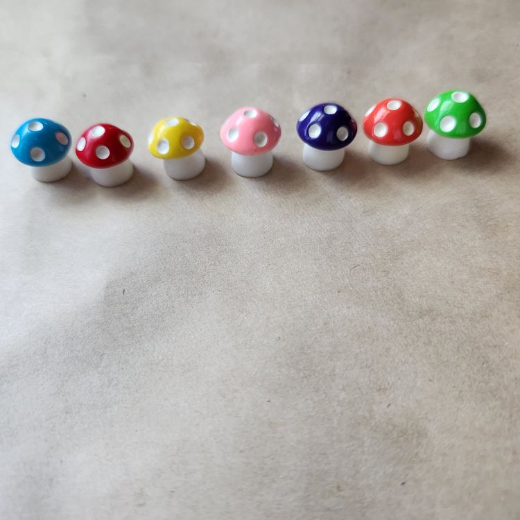 Mushrooms Miniatures-set of 7