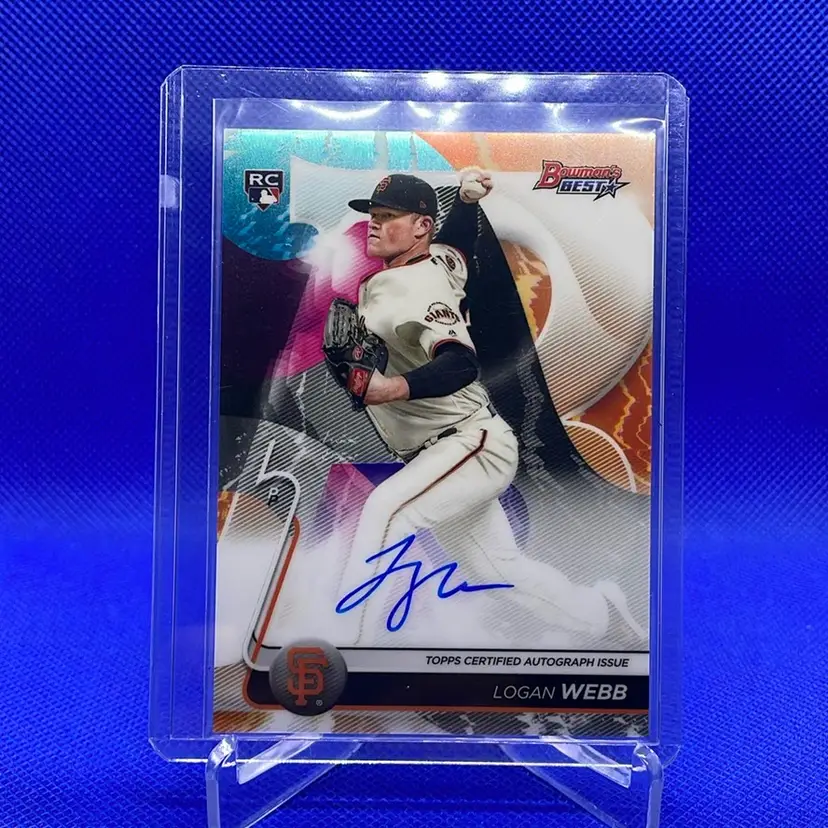 2020 Bowman’s Best Of 2020 Auto Logan Webb RC San Francisco Giants
