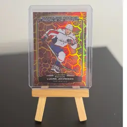 2022-23 O-Pee-Chee Platinum - Rookies Hot Magma #269 Lucas Johansen /499 (RC) Washington Capitals