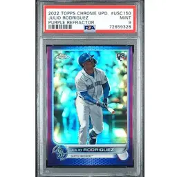 Julio Rodriguez Seattle Mariners Rookie PSA 9
