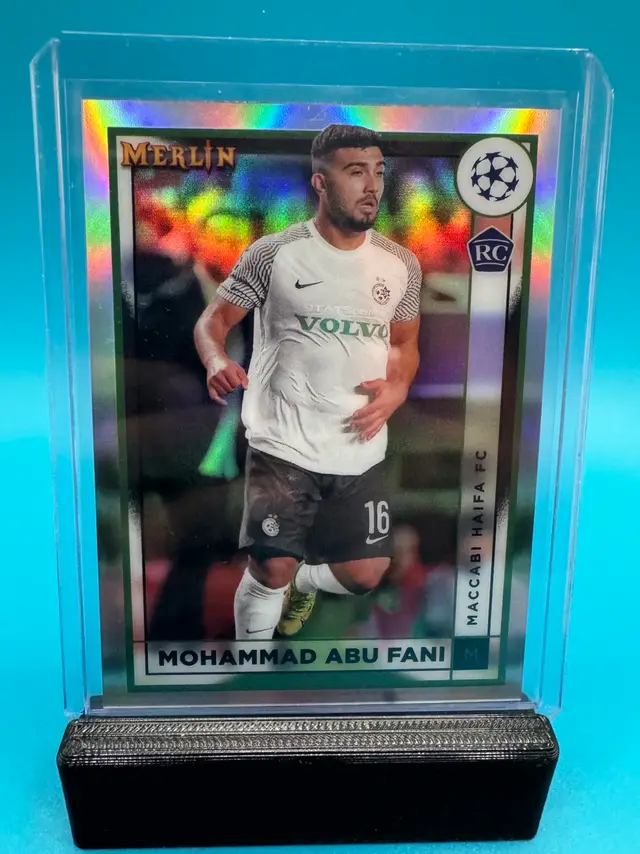 Mohammad Abu Fani Topps Merlin Refractor RC Haifa