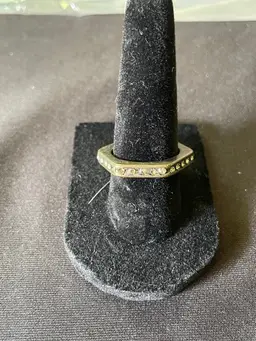 #46 Size 7 - Hexagon Stackable Ring