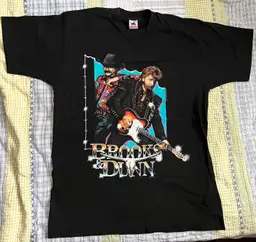 1992 Brooks and Dunn Adult LRG Concert Tour Trail Drive T Shirt Tee Debut USA