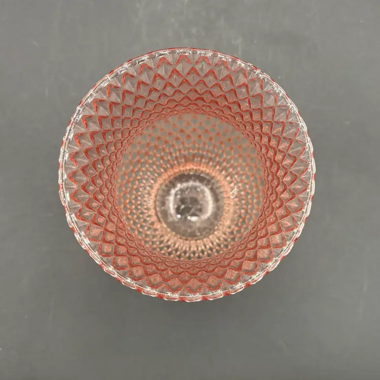 Vintage planter - Roseland pink diamond vase