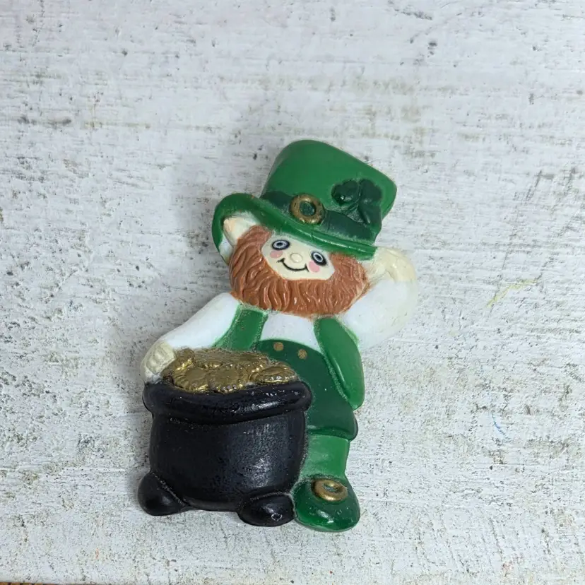 Vintage Fun World St. Patrick's Day Pin By S. Lehman