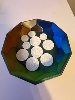 3D Printed Boston Bruins Golf Ball Marker (3 Pack - 2 small, 1 medium)