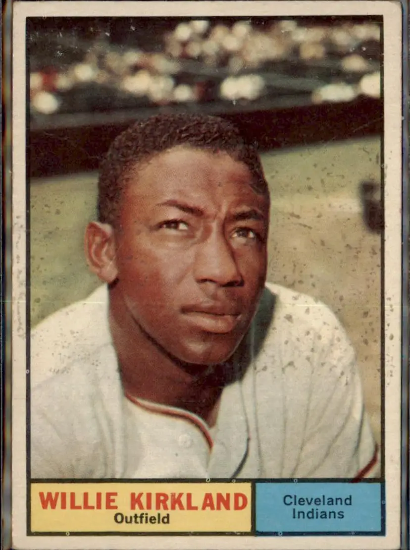 1961 Topps #15 Willie Kirkland - ( ) - Cleveland Indians