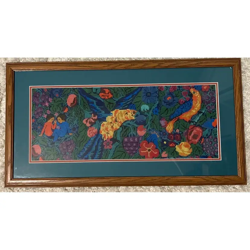 VTG Guatamalan Tapestry Framed