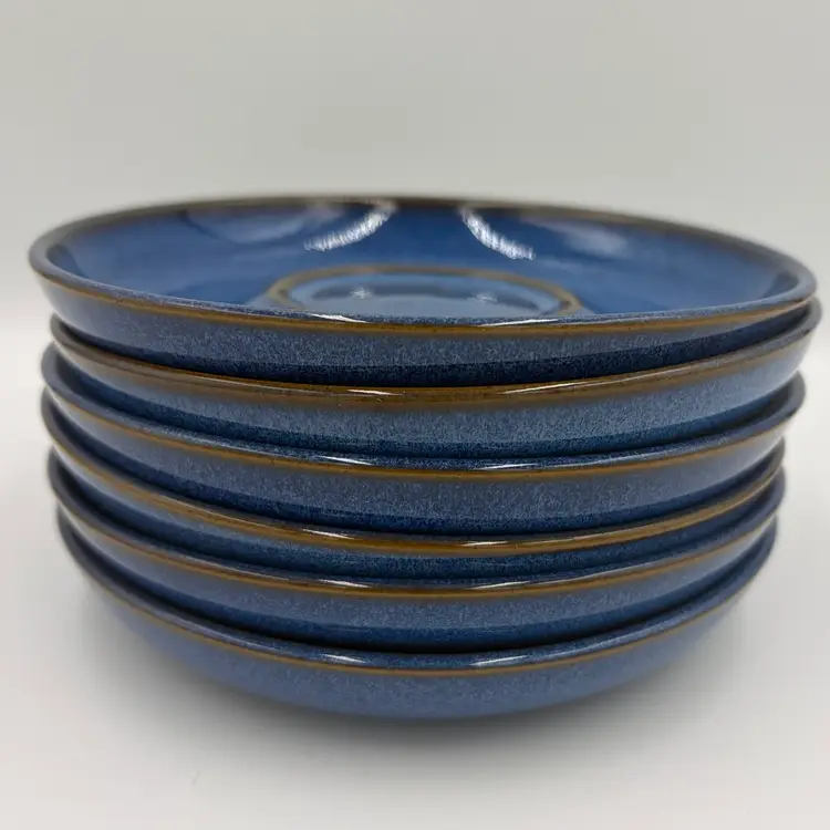 Denby Midnight Blue Saucer ONLY 5-3/4" Stoneware England Discontinued