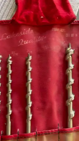 Lakeside Auger Drill Bits Set of 5