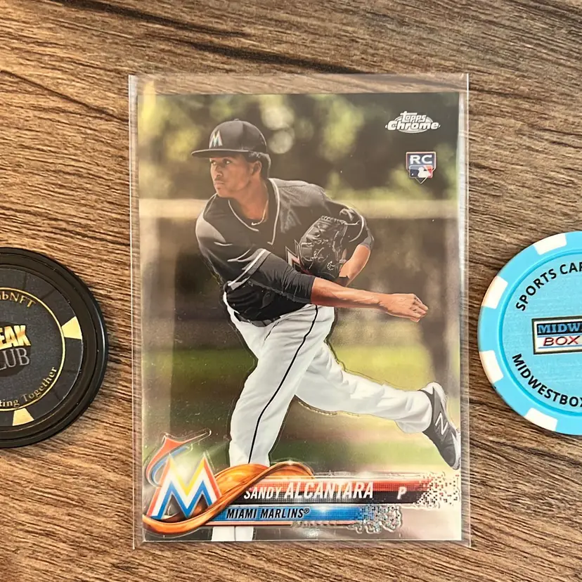 Sandy Alcantara
2018 Topps Chrome RC Miami Marlins