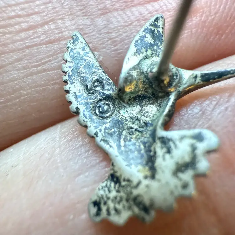 Shube Dakota West 925 Sterling Silver Hummingbird Earrings