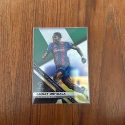 21/22 Topps Chrome UWCL Flags of Foundation Insert Asisat Oshoala FC Barcelona/Bay FC/Nigeria