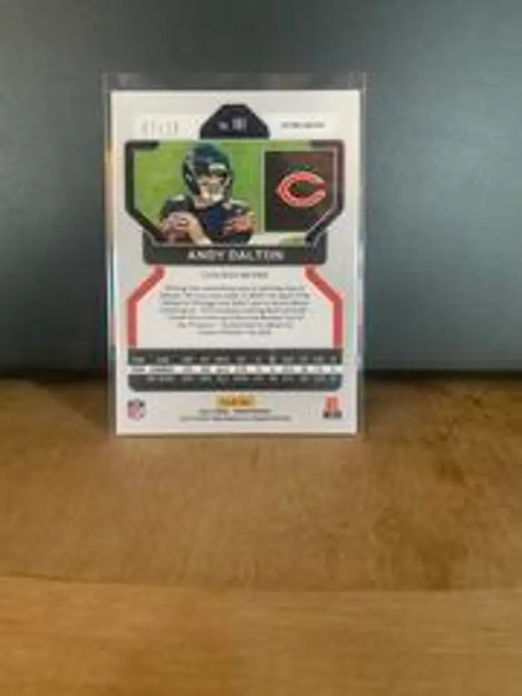 2021 Panini Prizm Andy Dalton #161 Blue Shimmer /25