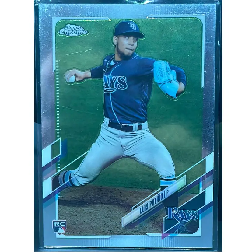 Luis Patiño 2021 Topps Chrome Update & Archives RC Tampa Bay Rays