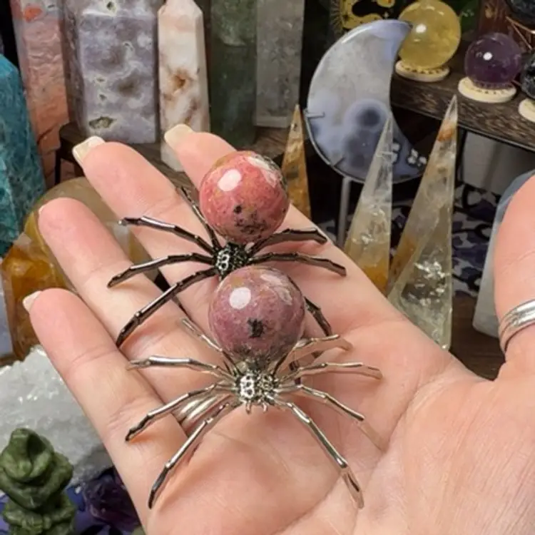 Spider Rhodonite