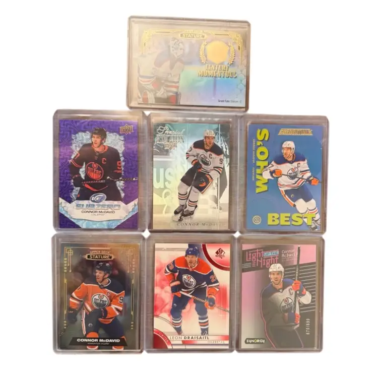 Edmonton Oilers 7 Card Lot