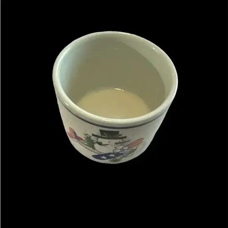 Mikasa Christmas Package Small Votive Candle Holder made in Japan. (B)