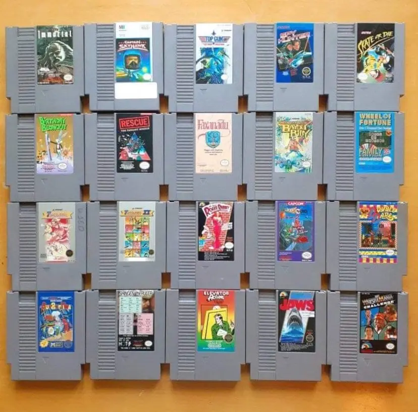 42 Nintendo NES Games 